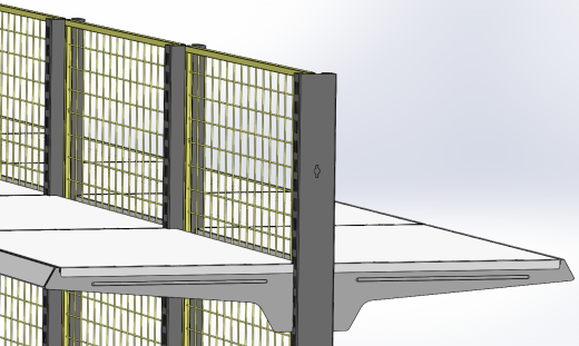 存储架-货架系统-工业货架3D模型缩略图